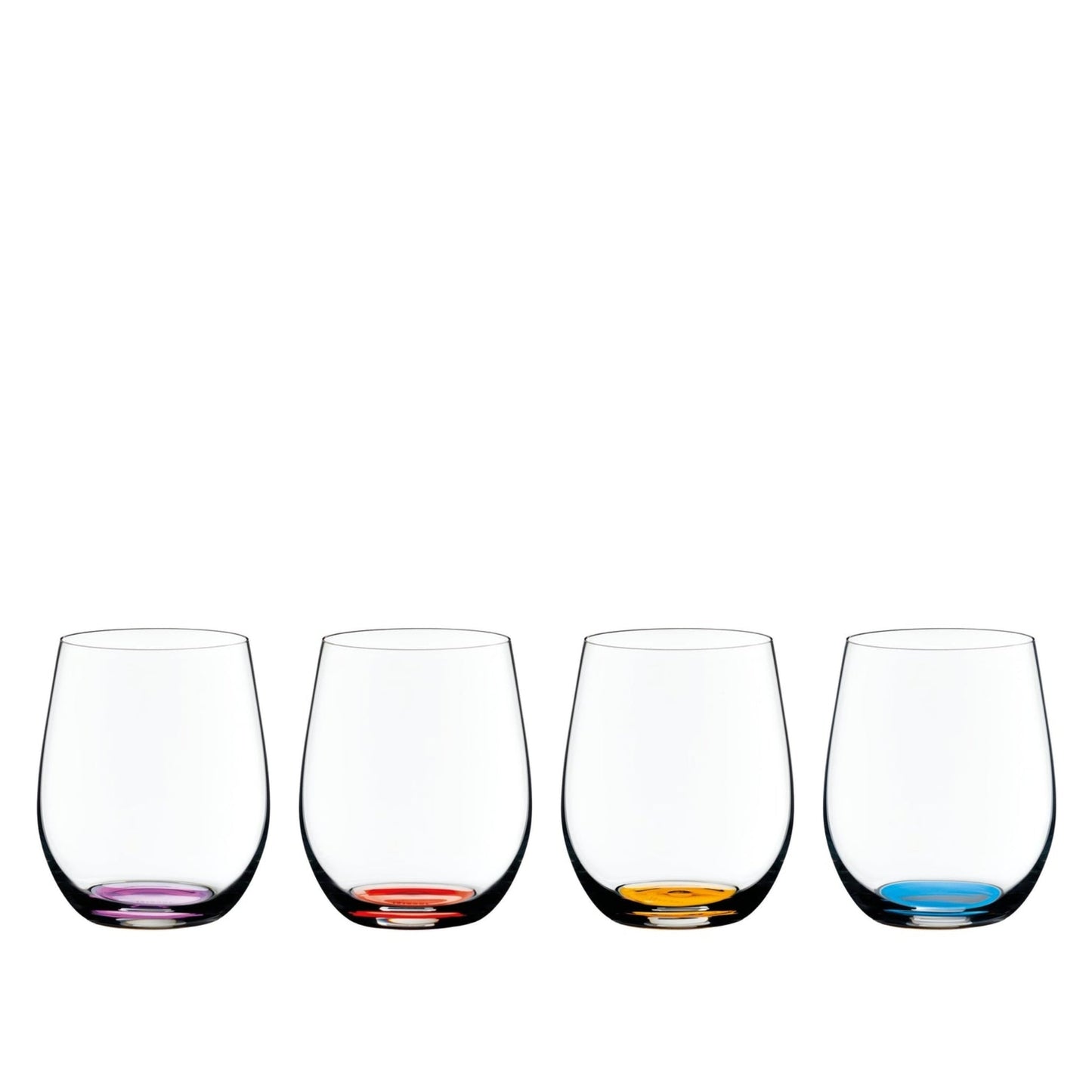 Colorful and Stemless Wine Glasses