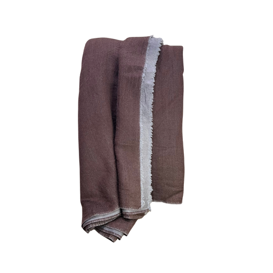 Silk Merino Throw Blanket - Charcoal